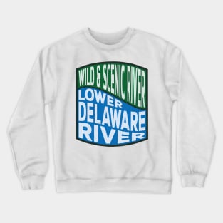 Lower Delaware National Wild and Scenic River Wave Crewneck Sweatshirt